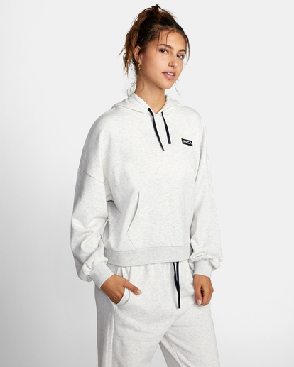 5 VA Essential Hoodie White AVJFT00118 RVCA