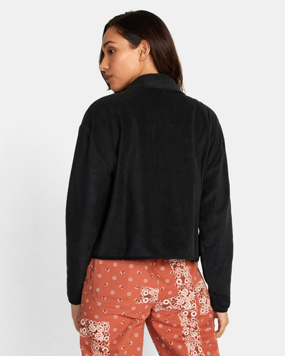 1 Day Off Fleece Jacket Black AVJFT00135 RVCA