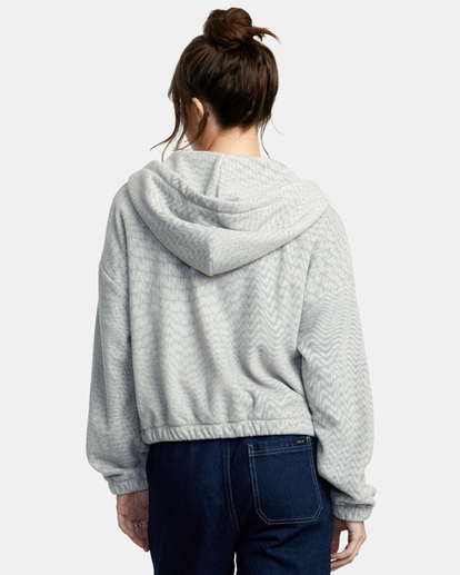 1 Daybreak Zip Fleece Grey AVJFT00137 RVCA