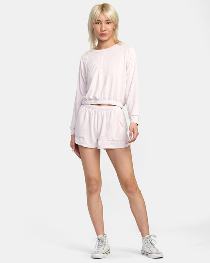 3 Seapoint Top Sweatshirt Pink AVJFT00138 RVCA