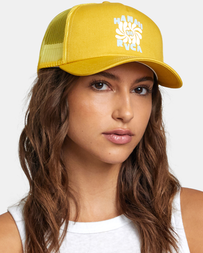 rvca hawaii trucker hat