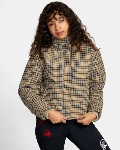 5 Eezeh Puffer JACKET Blue AVJJK00104 RVCA
