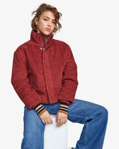 1 Eezeh Puffer JACKET Red AVJJK00104 RVCA