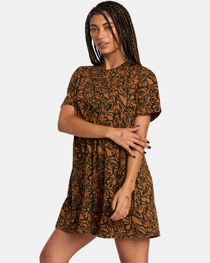 3 City Vibes Mini Dress Black AVJKD00122 RVCA