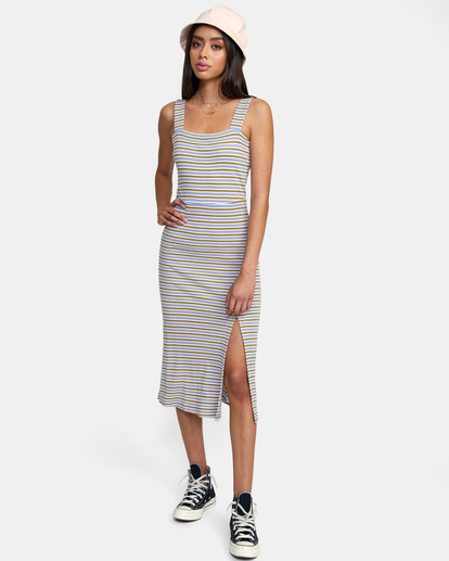 1 Plateau Midi Dress Grey AVJKD00131 RVCA
