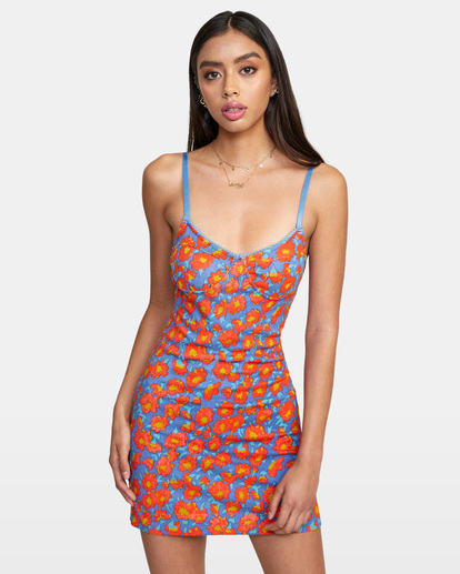 0 Just Friends Midi Dress Red AVJKD00134 RVCA