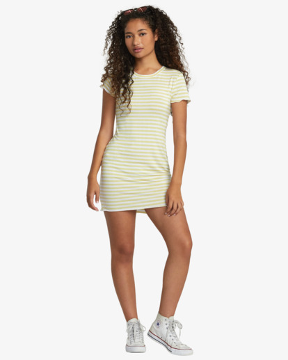 1 Rover T-Shirt Dress Blue AVJKD00138 RVCA