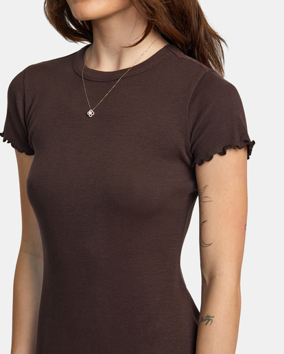 2 Rover - Rippstrickkleid für Frauen Braun AVJKD00163 RVCA