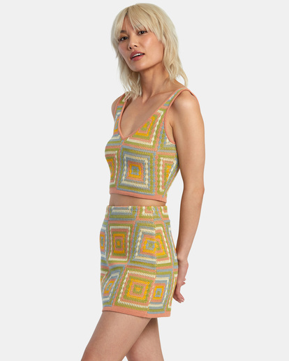 3 Kitch - Mini Skirt for Women Yellow AVJKK00105 RVCA