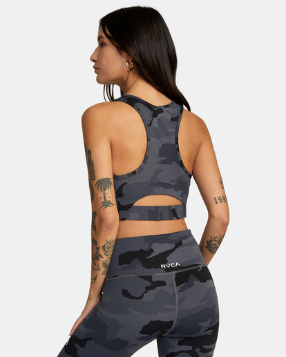1 VA Essential Sports Bra Brown AVJKT00131 RVCA