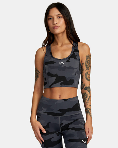 0 VA Essential Sports Bra Brown AVJKT00131 RVCA