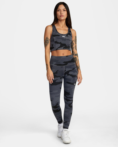 3 VA Essential Sports Bra Brown AVJKT00131 RVCA