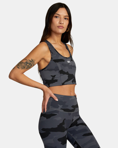 5 VA Essential Sports Bra Brown AVJKT00131 RVCA