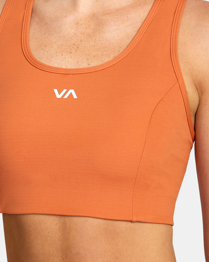 2 VA Essential Sports Bra Brown AVJKT00131 RVCA