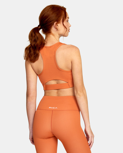 5 VA Essential Sports Bra Brown AVJKT00131 RVCA