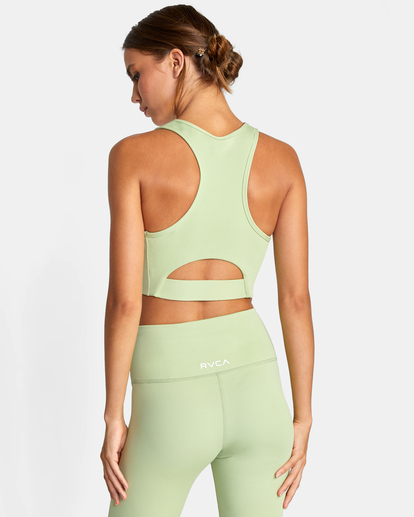 1 VA Essential Sports Bra Green AVJKT00131 RVCA