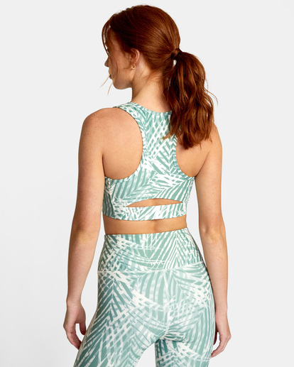 2 VA Essential Sports Bra Green AVJKT00131 RVCA