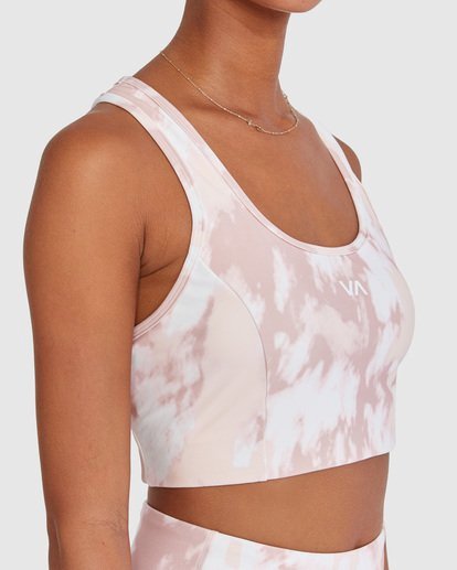6 VA Essential Sports Bra Pink AVJKT00131 RVCA
