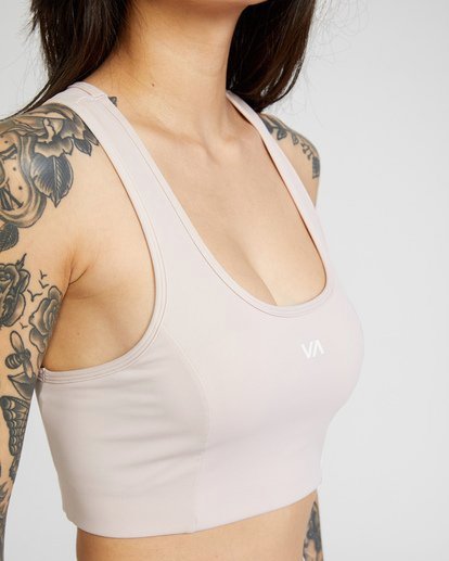 2 VA Essential Sports Bra Beige AVJKT00131 RVCA