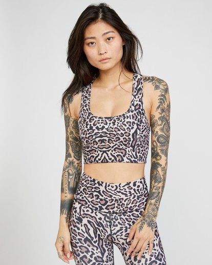 0 VA Essential Sports Bra Beige AVJKT00131 RVCA