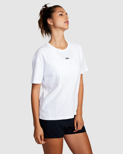 4 VA Essential Tee White AVJKT00135 RVCA