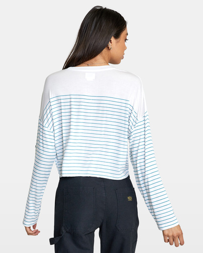 1 Countdown II Long Sleeve Knit Top Blue AVJKT00159 RVCA