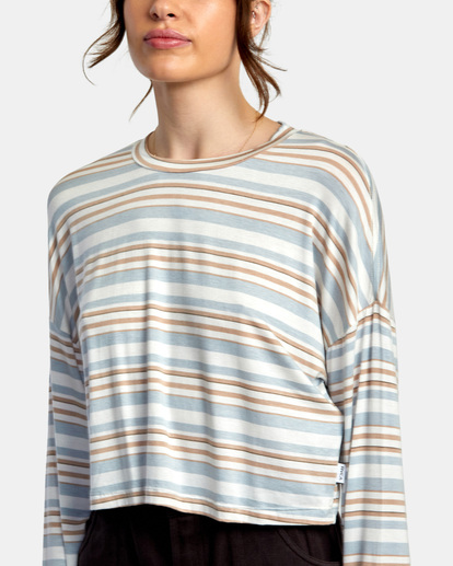 2 Countdown II Long Sleeve Knit Top White AVJKT00159 RVCA