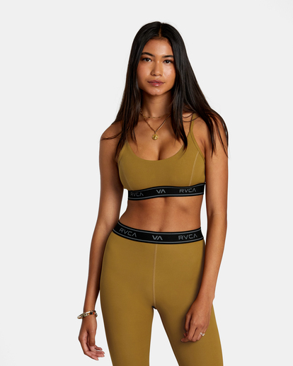 0 Base Sports Bra Brown AVJKT00162 RVCA