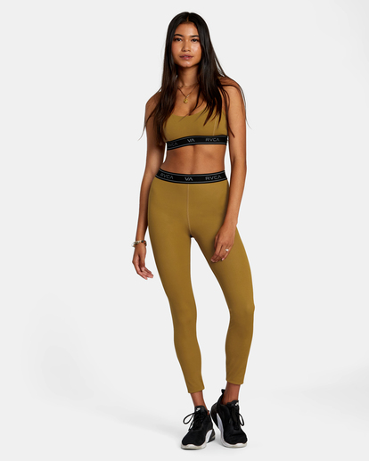 3 Base Sports Bra Brown AVJKT00162 RVCA