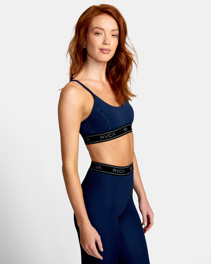 5 Base Sports Bra Blue AVJKT00162 RVCA