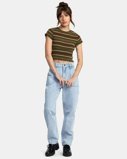 3 Classmate - T-shirt pour Femme Marron AVJKT00168 RVCA
