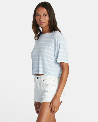 4 Hooky Tee Blue AVJKT00179 RVCA