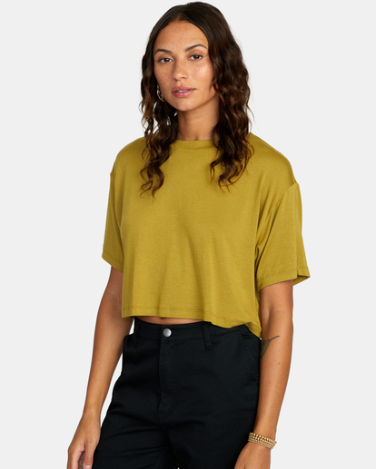 4 Hooky Tee Brown AVJKT00179 RVCA