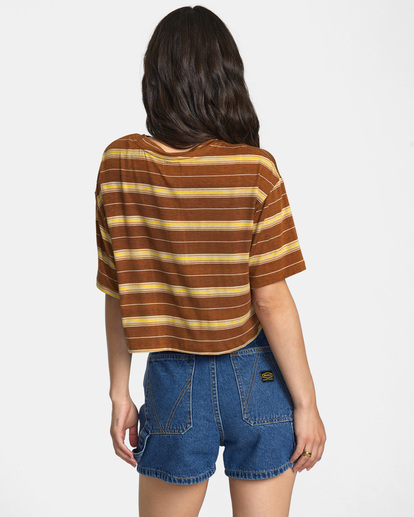 1 Hooky Tee Brown AVJKT00179 RVCA