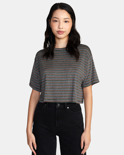 0 Hooky Tee Black AVJKT00179 RVCA