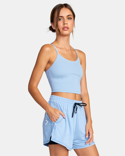 4 Base Tank Sports Bra Blue AVJKT00187 RVCA
