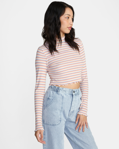 5 Saved Long Sleeve Orange AVJKT00203 RVCA