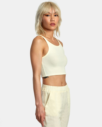 5 Slide Tank Top Yellow AVJKT00220 RVCA