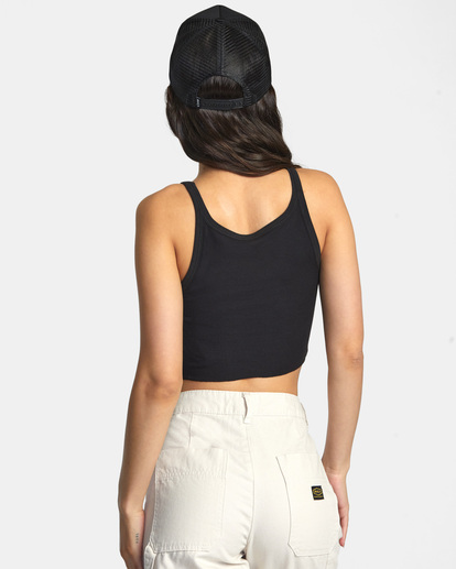 1 Slide Tank Top Black AVJKT00220 RVCA