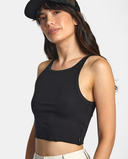 2 Slide Tank Top Black AVJKT00220 RVCA
