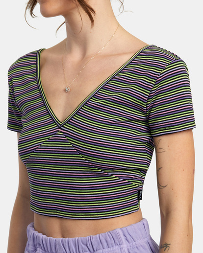 2 Smitten Top V-Neck Black AVJKT00221 RVCA