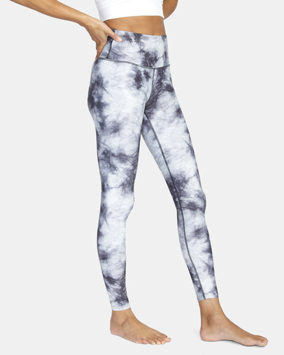 3 VA Essential Workout Leggings Black AVJNP00123 RVCA