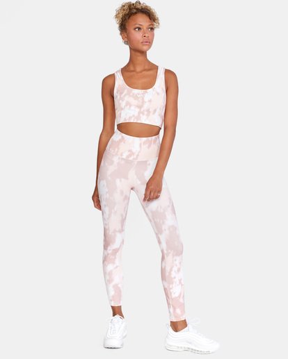 1 VA Essential Workout Leggings Pink AVJNP00123 RVCA