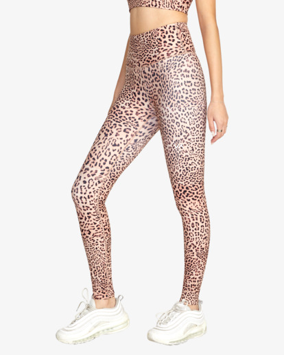 2 VA Essential Workout Leggings Pink AVJNP00123 RVCA
