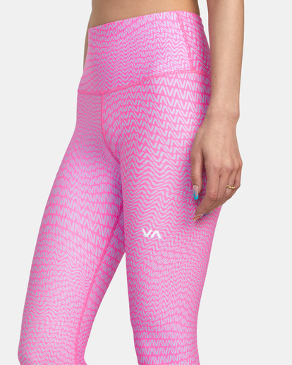 6 VA Essential Workout Leggings Pink AVJNP00123 RVCA