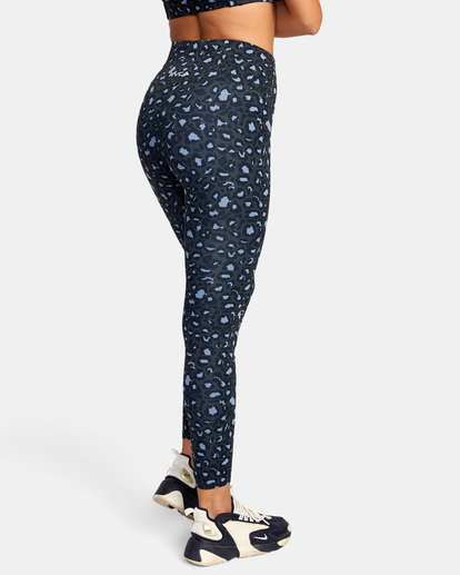 3 VA Essential Workout Leggings Grey AVJNP00123 RVCA