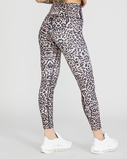 2 VA Essential Workout Leggings Beige AVJNP00123 RVCA