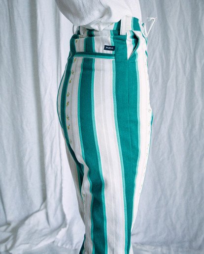 5 Camille Rowe Camille Pants Green AVJNP00142 RVCA