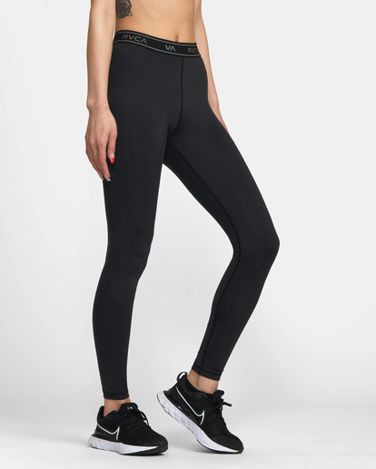 3 Base Workout Leggings Black AVJNP00147 RVCA