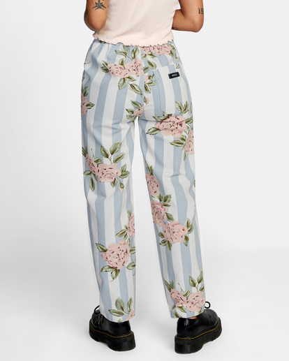 3 Scrunchie High Waist Pants White AVJNP00167 RVCA